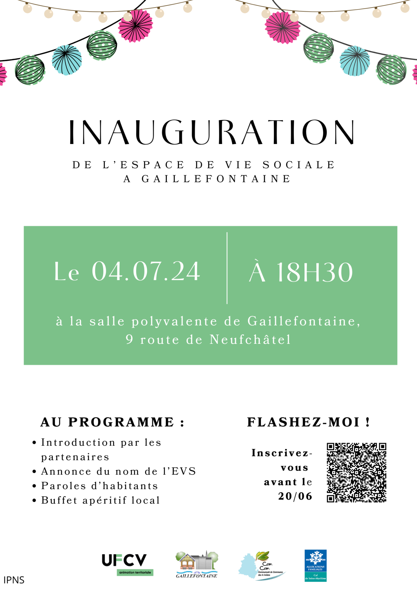 Inauguration evs